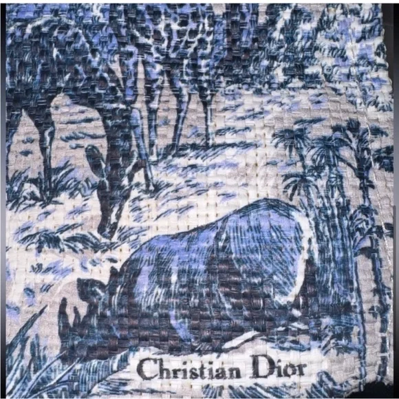 DIOR "Around te World" Dioriviera
Raffia Tote - Picture 7 of 8